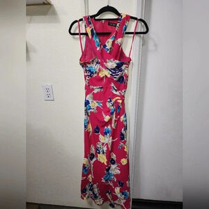Lauren Ralph Lauren Black Label NWT Floral Midi Dress - Size 4
